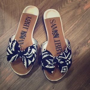 Tribal print sandals